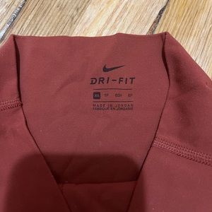 Nike burnt orange biker shorts